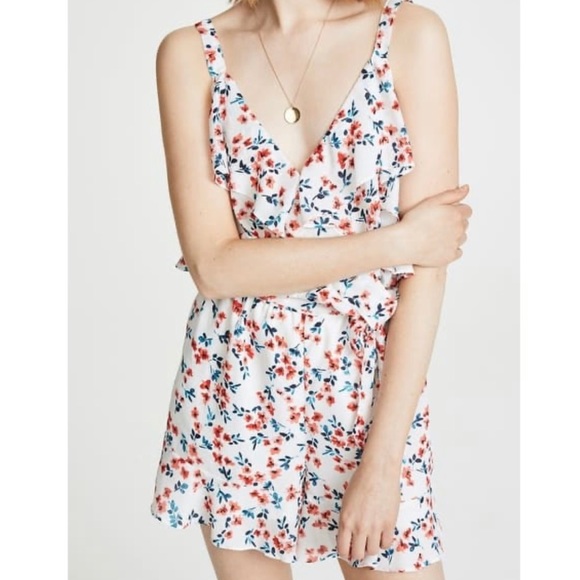 Anthropologie Pants - Cupcakes & Cashmere Audrian Cold Shoulder Romper